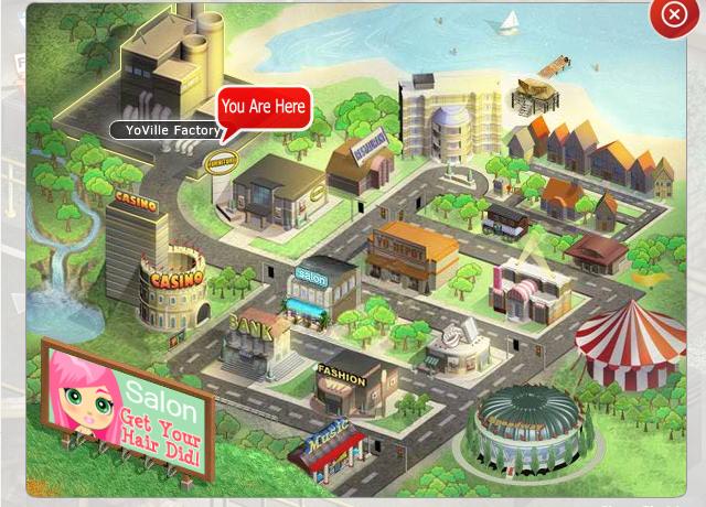 YoWorld Factory on map